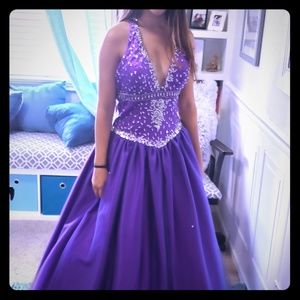 Gorgeous purple pageant or prom dress